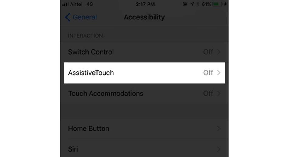 Khởi động lại iPhone không dùng phím cứng với iOS 11