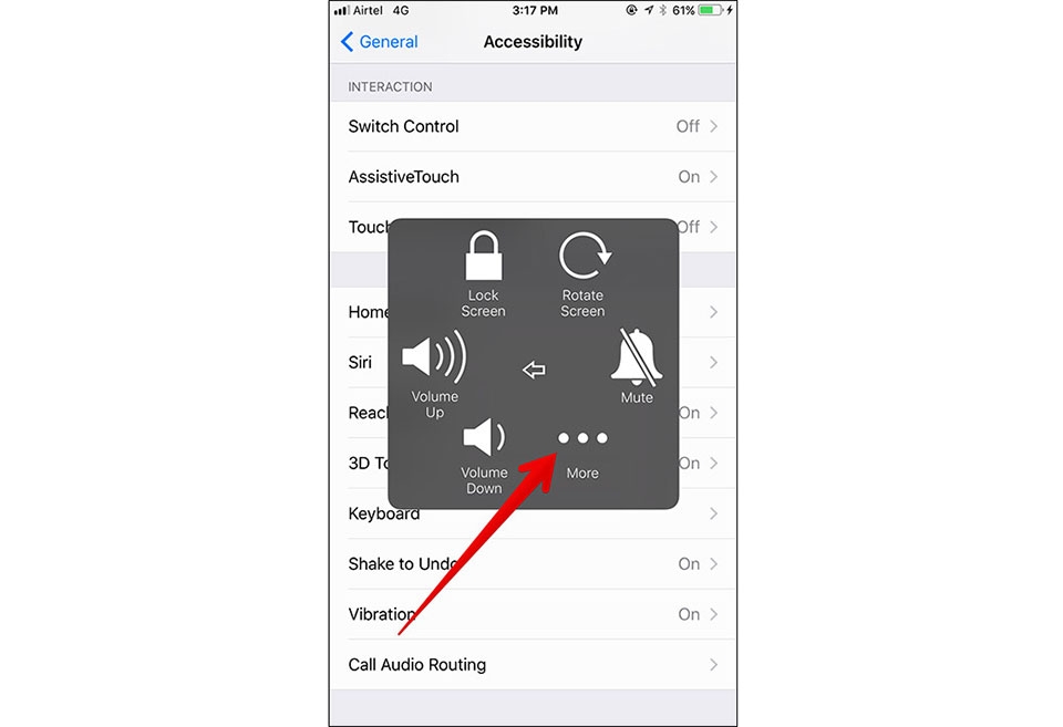 Khởi động lại iPhone không dùng phím cứng với iOS 11