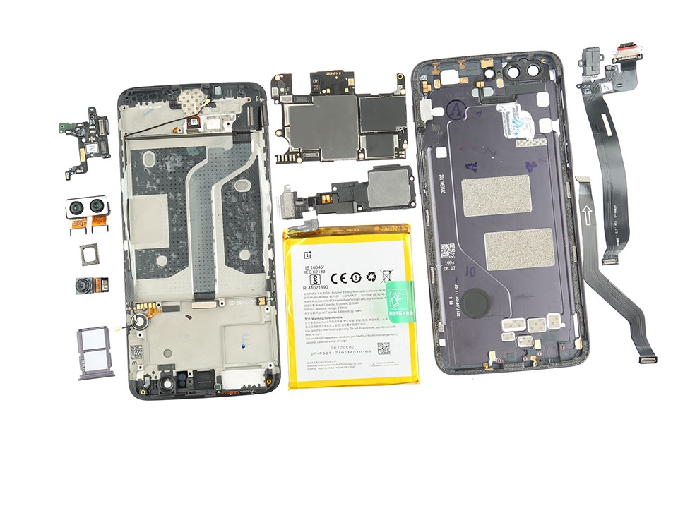 Mổ xẻ bên trong OnePlus 5 Mổ xẻ bên trong OnePlus 5