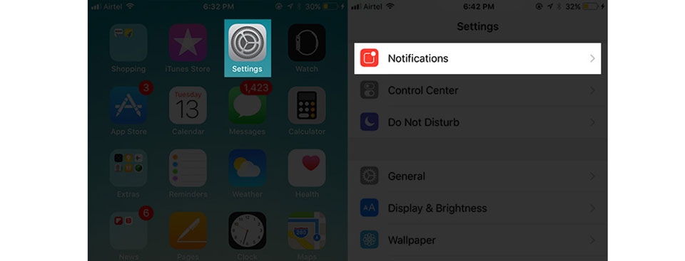 Hướng dẫn ẩn thông báo cho iOS 11 trên iPhone, iPad
