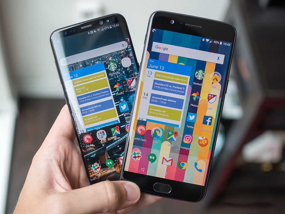 OnePlus 5 và Galaxy S8