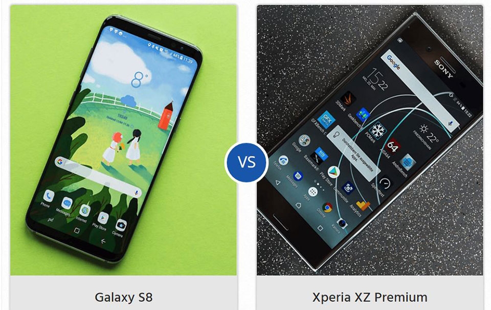 Samsung Galaxy S8 vs Sony Xperia XZ Premium