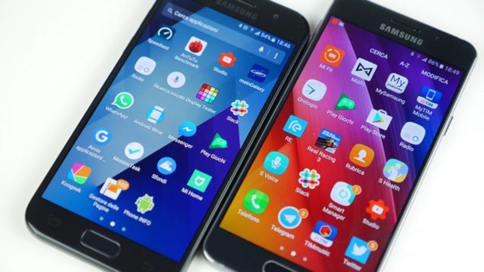 Galaxy A3 2017 và Galaxy A3 2016 Galaxy A3 2017 và Galaxy A3 2016