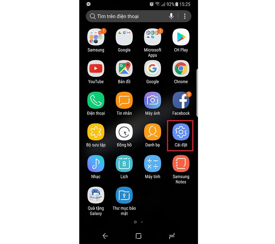 Bật chế độ toàn màn hình ứng dụng trên Galaxy S8 Bật chế độ toàn màn hình ứng dụng trên Galaxy S8