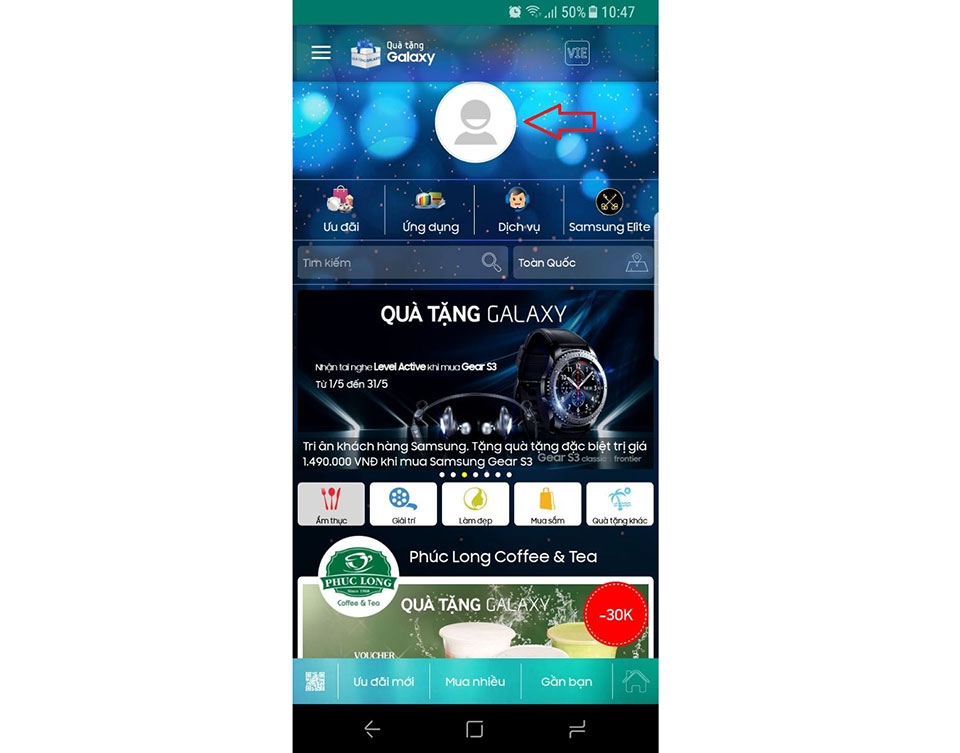 Quà tặng Galaxy trên Samsung Galaxy S8