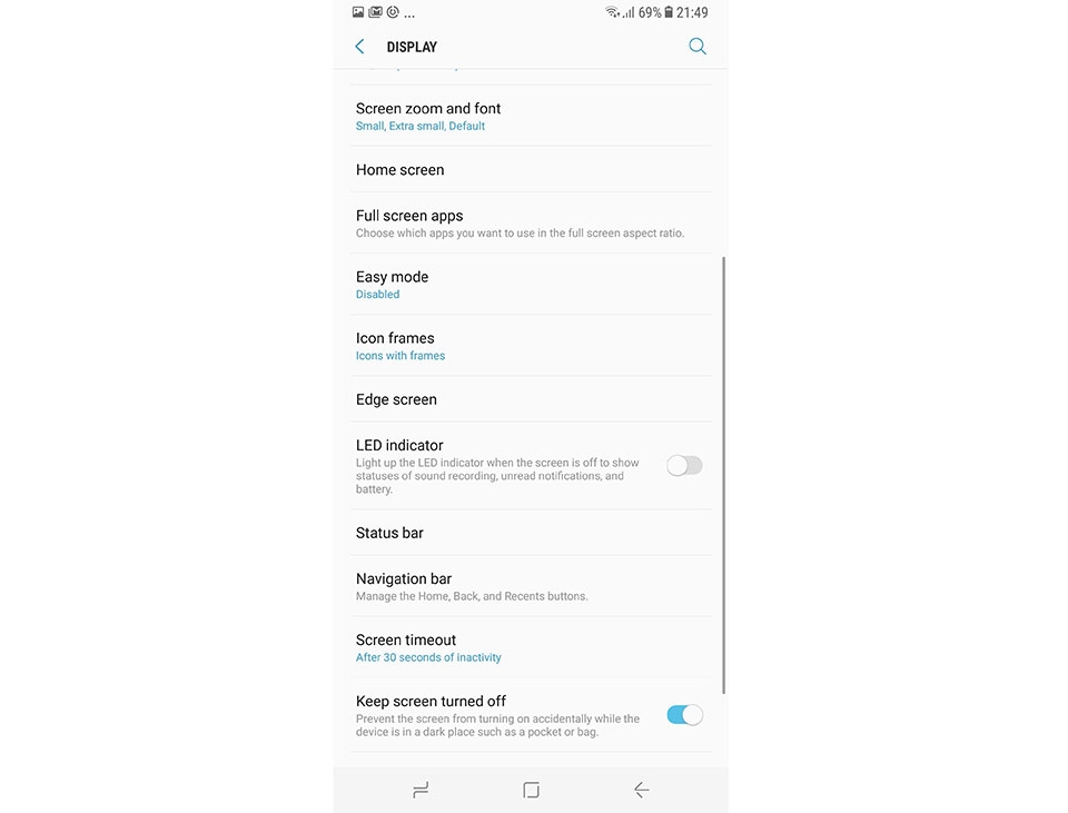 Hướng dẫn vô hiệu hóa đèn báo LED trên Galaxy S8 Hướng dẫn vô hiệu hóa đèn báo LED trên Galaxy S8