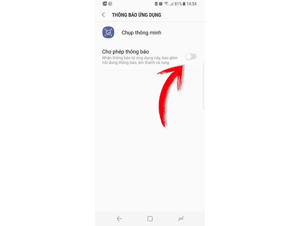 Chặn các thông báo không mong muốn trên Galaxy S8