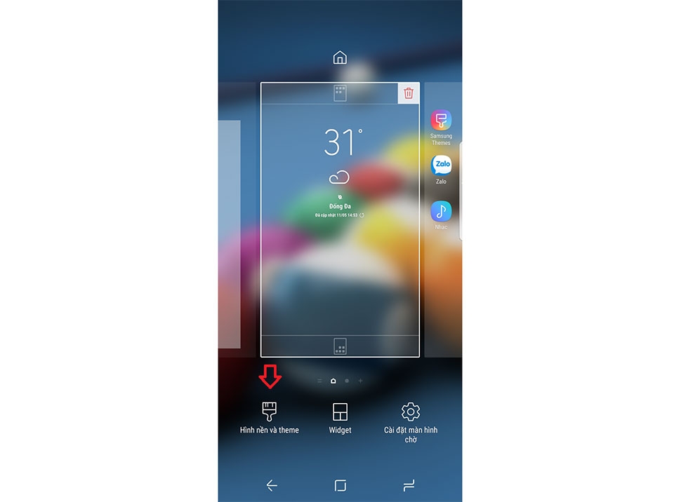 Thay đổi giao diện, theme của Samsung Galaxy S8