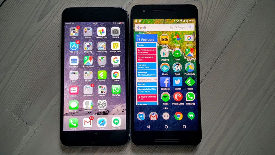 Những lý do làm cho iOS 11 thua thiệt Android O Những lý do làm cho iOS 11 thua thiệt Android O