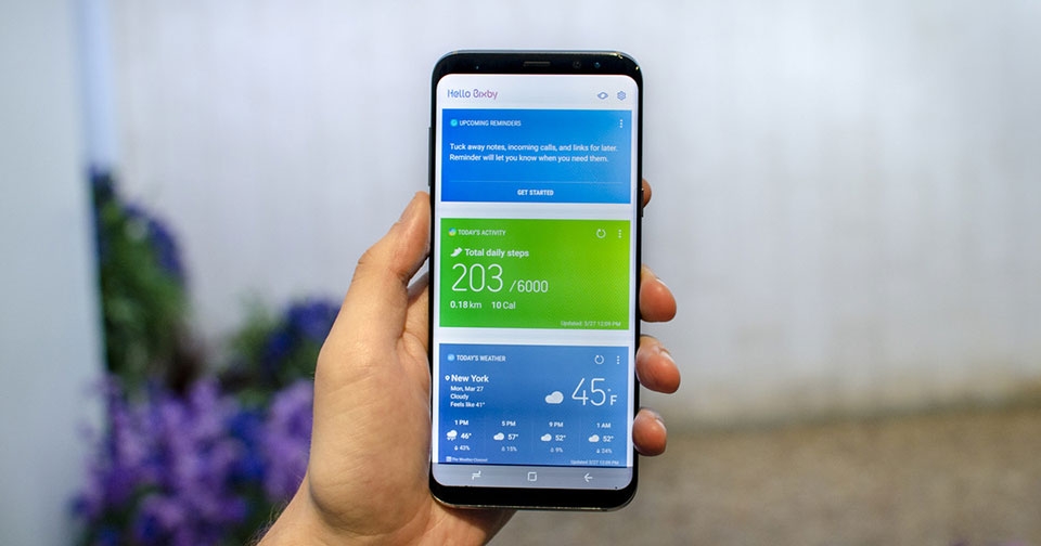 Hello Bixby trên Galaxy S8 Hello Bixby trên Galaxy S8