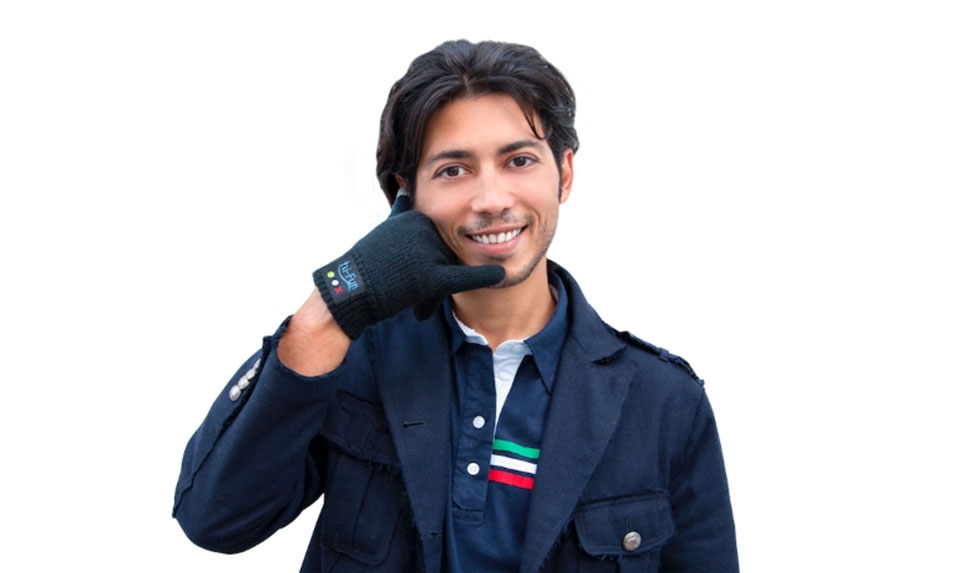 Găng tay nghe điện thoại