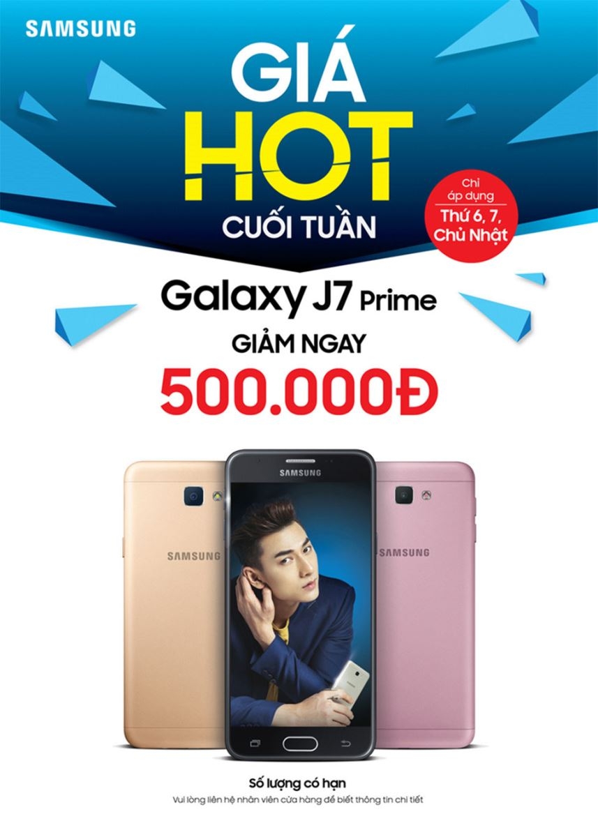 Samsung Galaxy J7 Prime tiếp tục giảm giá rất hấp dẫn Samsung Galaxy J7 Prime tiếp tục giảm giá rất hấp dẫn