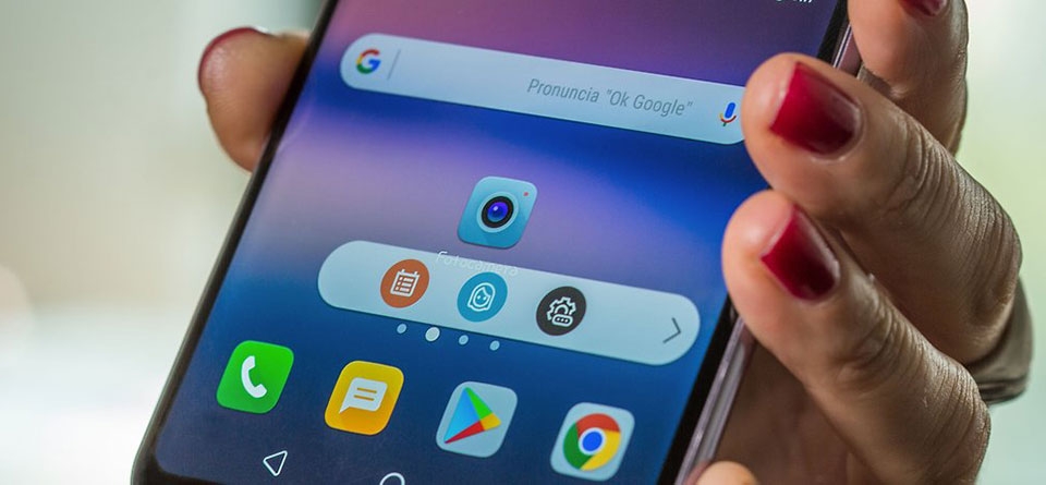LG V30 với Floating Bar LG V30 với Floating Bar