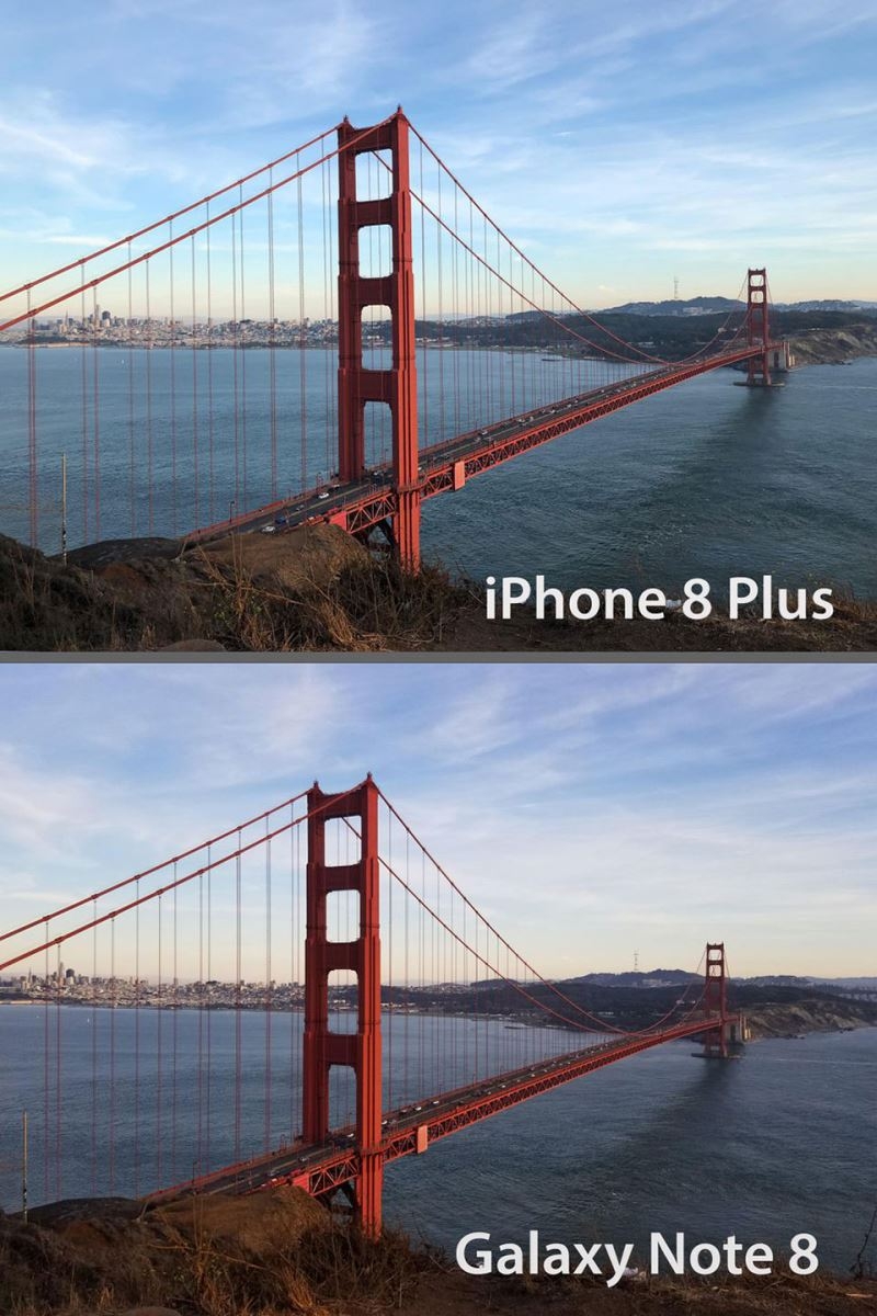 So sánh camera iPhone 8 Plus và Galaxy Note 8