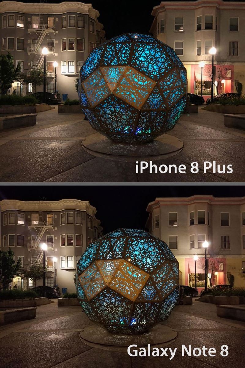 So sánh camera iPhone 8 Plus và Galaxy Note 8