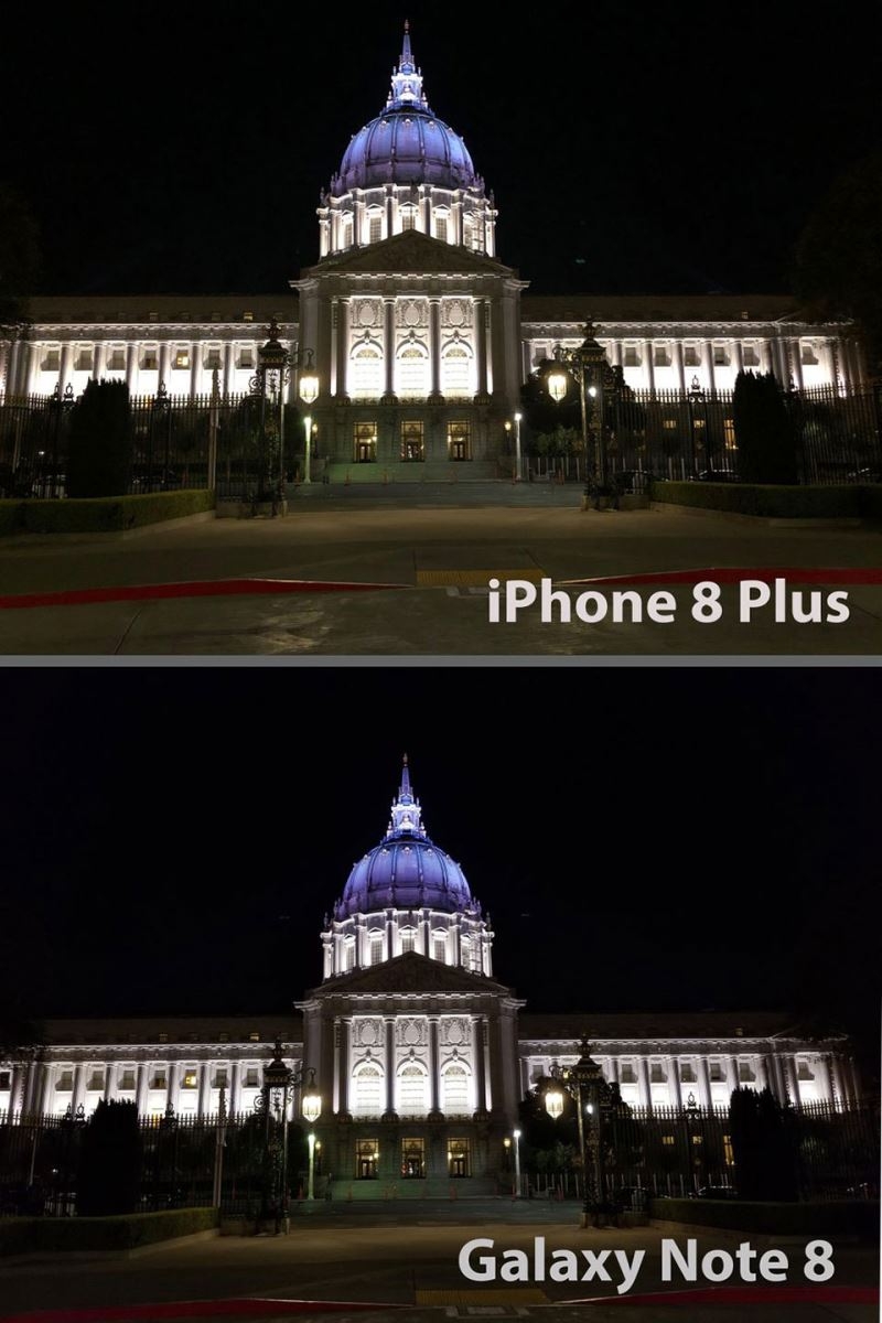 So sánh camera iPhone 8 Plus và Galaxy Note 8