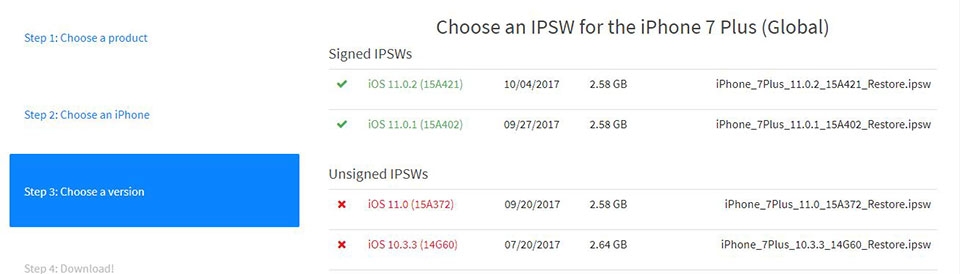 Apple khóa hạ cấp xuống iOS 10.3.3 và iOS 11
