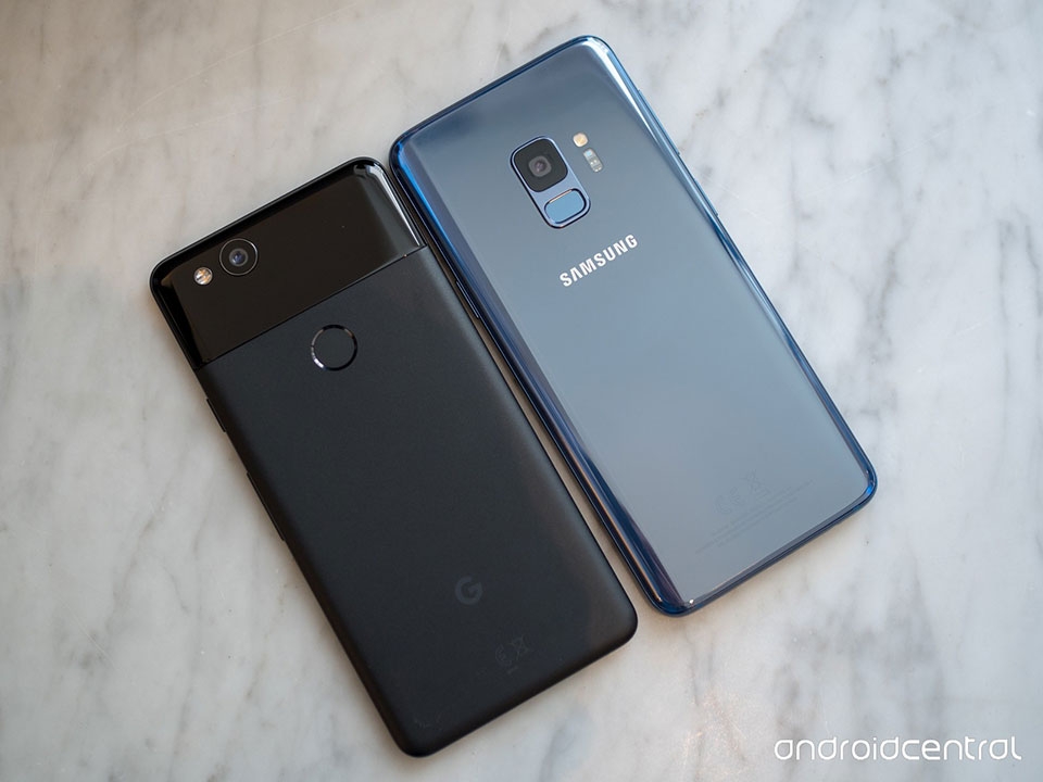 So sánh Samsung Galaxy S9 vs Google Pixel 2