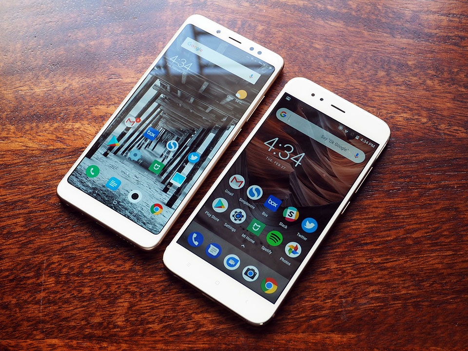 Xiaomi Redmi Note 5 Pro đối đầu Mi A1