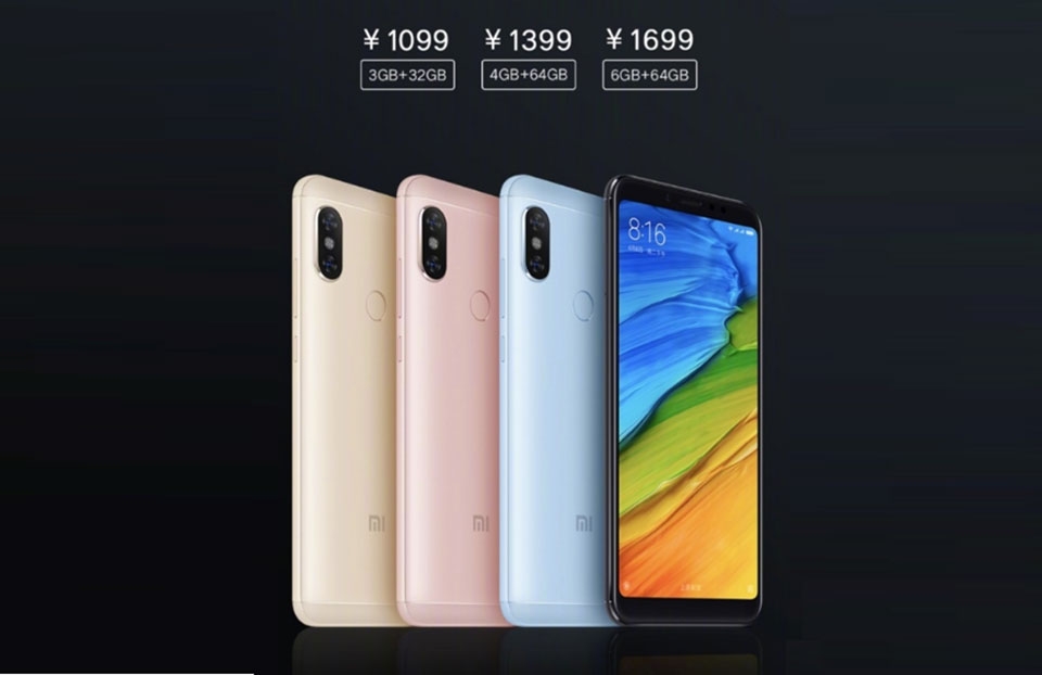 Xiaomi Redmi Note 5 ra mắt Xiaomi Redmi Note 5 ra mắt