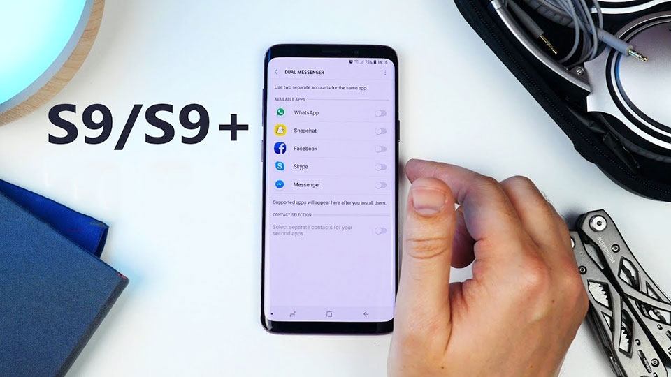 Kích hoạt tính năng Dual Messenger trên Galaxy S9