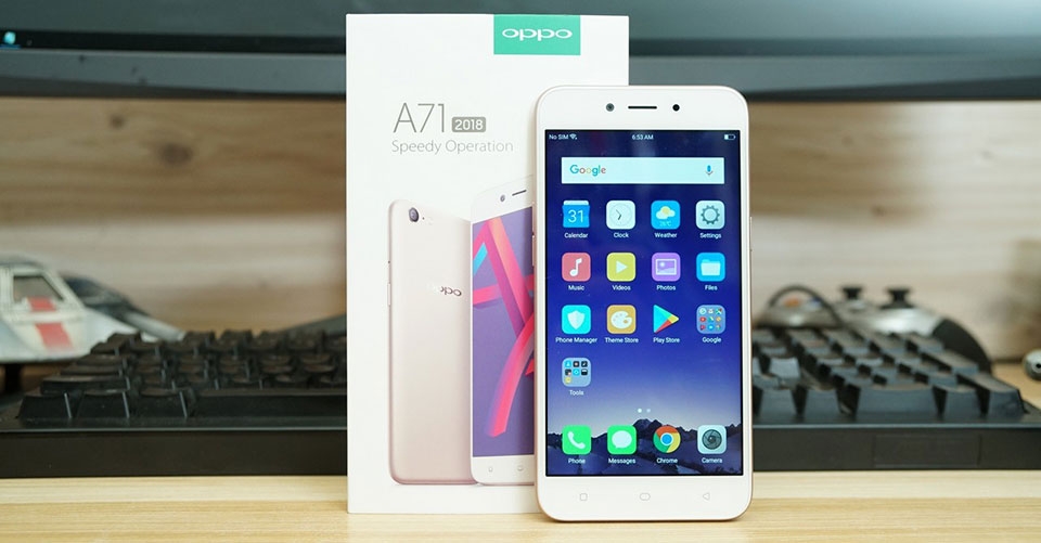 Trên tay OPPO A71 (2018)