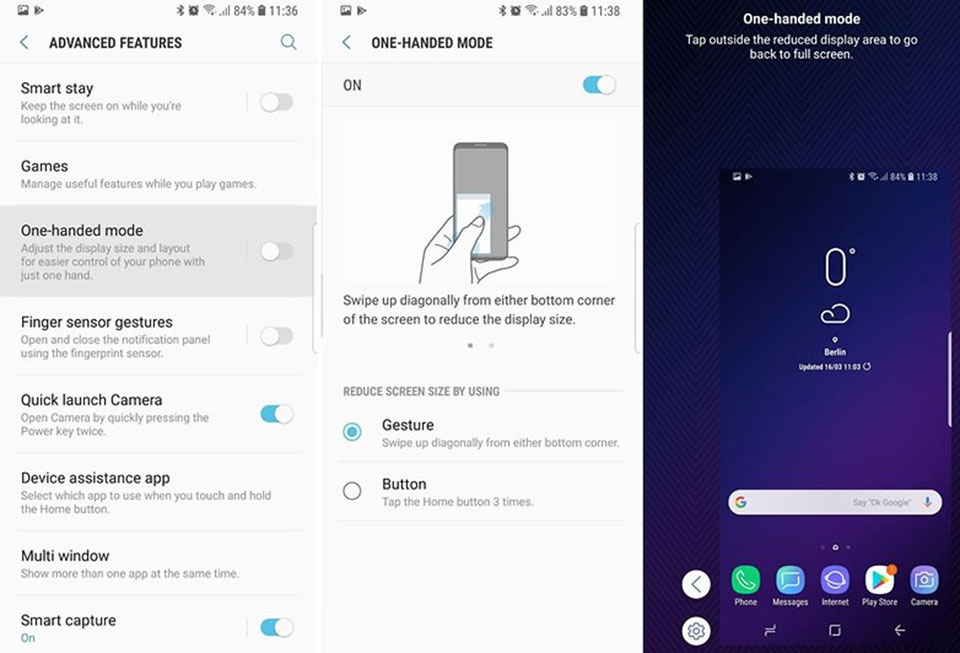 Mẹo tùy chỉnh màn hình cho Samsung Galaxy S9