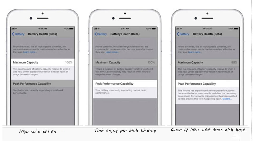 Tìm hiểu tính năng Battery Health trên iOS 11.3