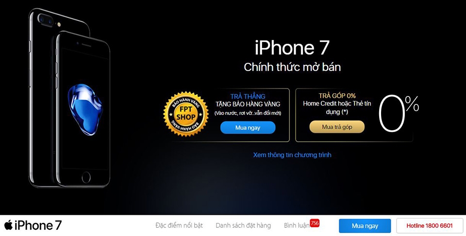 iPhone 7 và iPhone 7 Plus chính hãng