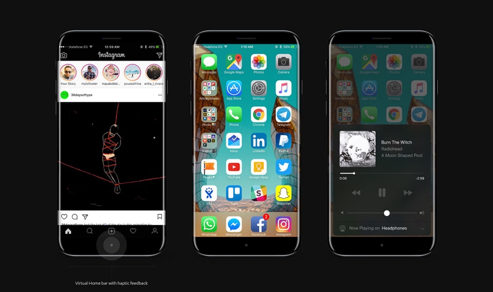 Ngắm nhìn thiết kế iPhone 8 siêu thực, đẹp hoàn mĩ Ngắm nhìn thiết kế iPhone 8 siêu thực, đẹp hoàn mĩ