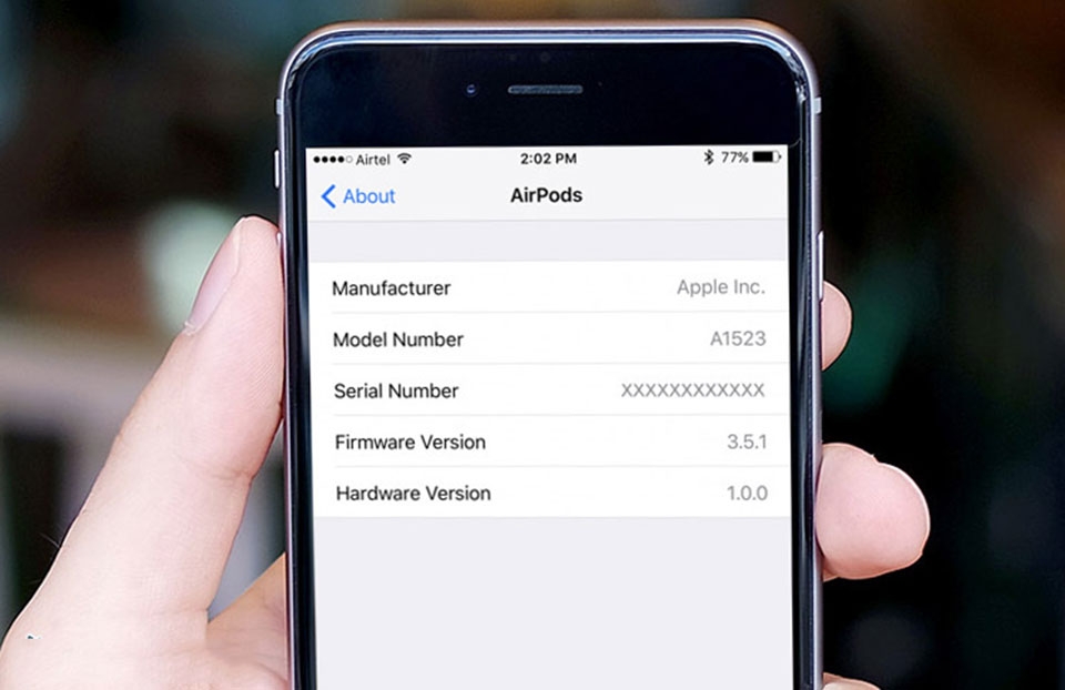 Kiểm tra và cập nhật firmware trên tai nghe AirPods Kiểm tra và cập nhật firmware trên tai nghe AirPods
