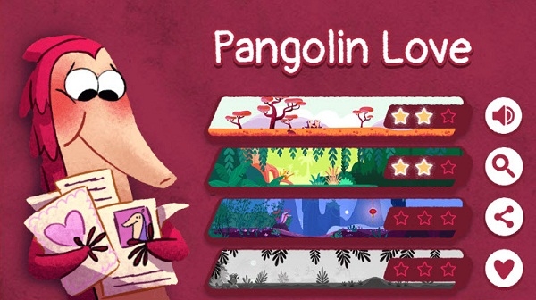 Chơi game Doodle mới của Google nhân ngày Valentine