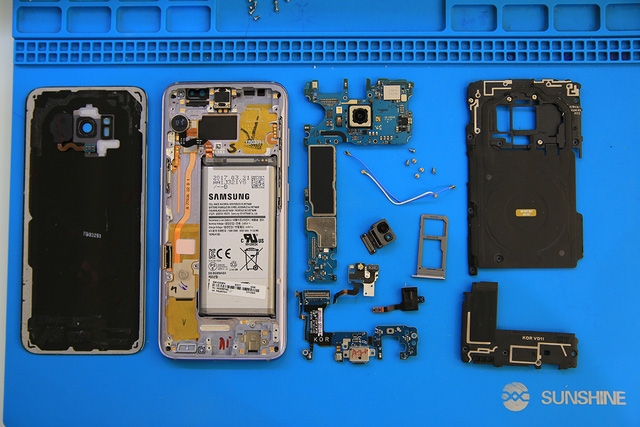 Tìm hiểu nội thất bên trong Galaxy S8 tại Việt Nam