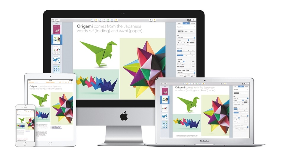 Apple miễn phí bộ ứng dụng iWork, iMovie, GarageBand