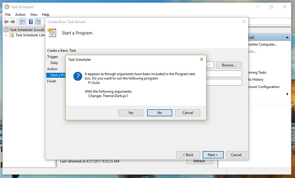 Thiết lập Window 10 tự chuyển sang nền đen khi tối