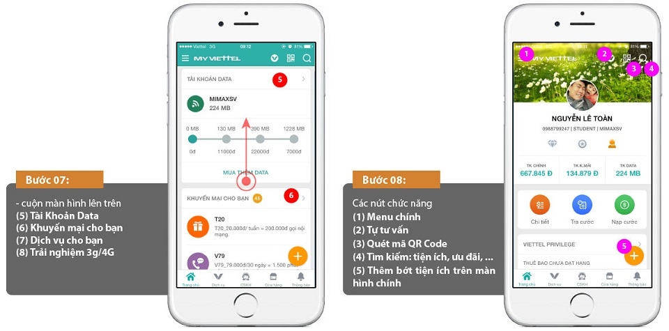 Hướng dẫn sử dụng và cách đăng ký ứng dụng My Viettel