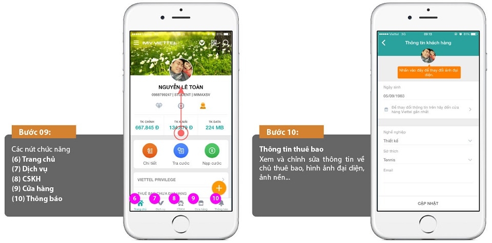 Hướng dẫn sử dụng và cách đăng ký ứng dụng My Viettel