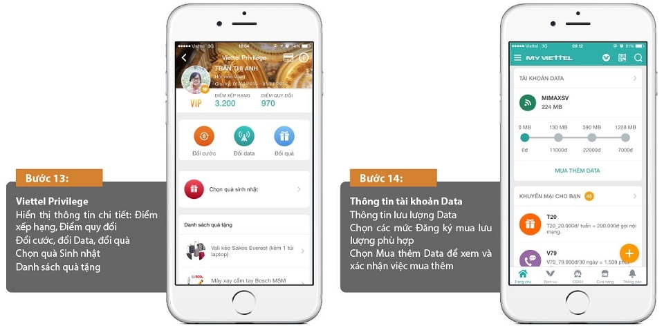 Hướng dẫn sử dụng và cách đăng ký ứng dụng My Viettel