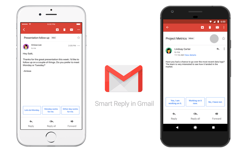 [Google I/O 2017] Tính năng Smart Reply trên Gmail