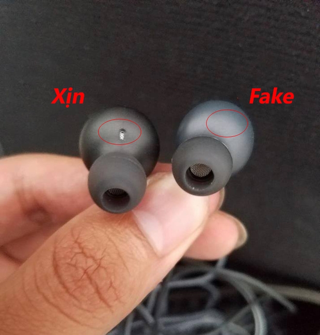 Phân biệt tai nghe AKG của Galaxy S8 thật hay giả Phân biệt tai nghe AKG của Galaxy S8 thật hay giả