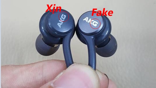 Phân biệt tai nghe AKG của Galaxy S8 thật hay giả Phân biệt tai nghe AKG của Galaxy S8 thật hay giả
