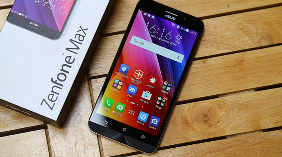 ZenFone Max cập nhật thêm ứng dụng Asus Power Master