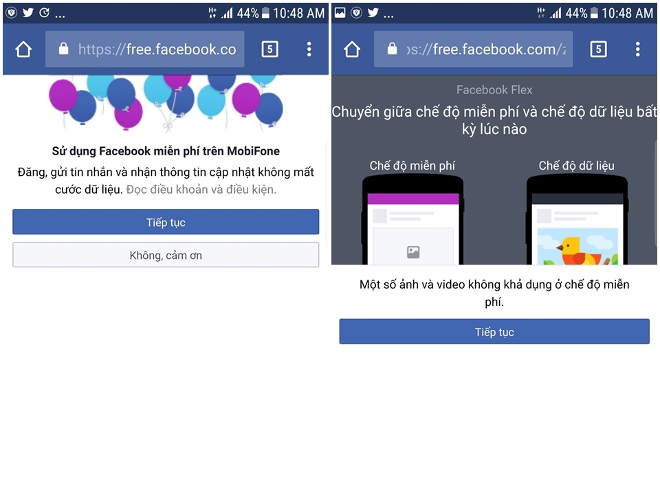 Sử dụng Facebook miễn phí cho người dùng MobiFone
