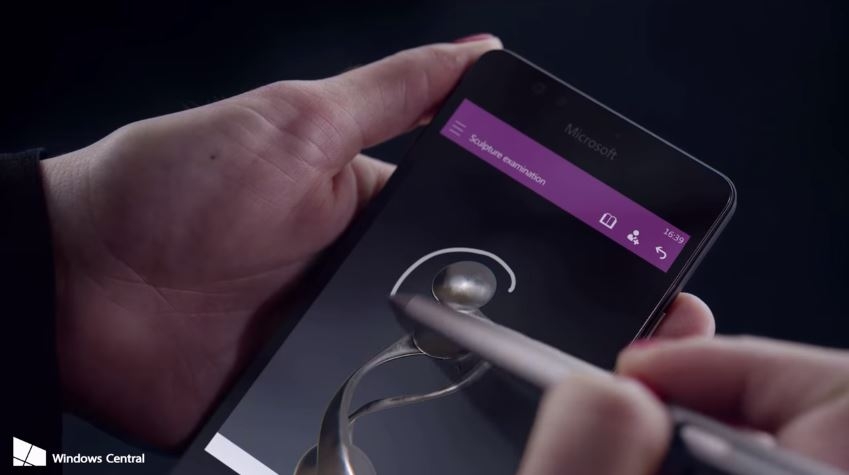 Đã từng có một Lumia 950 hỗ trợ bút cảm ứng