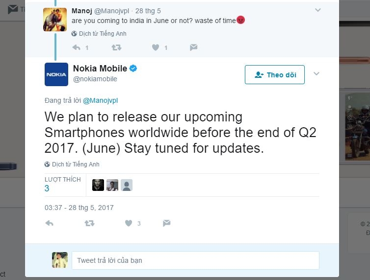 Tất cả smartphone Nokia sẽ ra mắt vào tháng 6