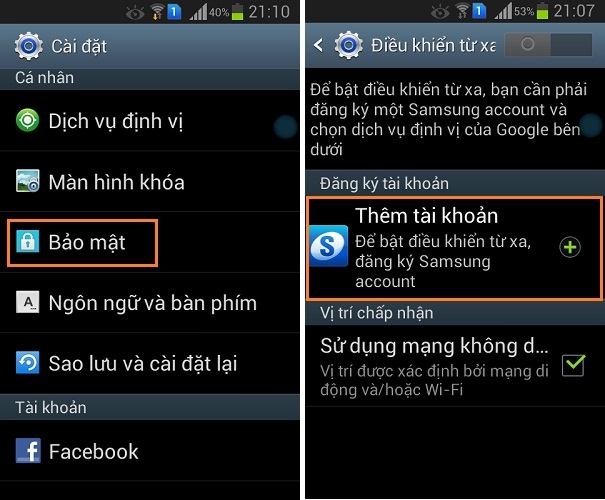 Hướng dẫn sử dụng tính năng Find My Mobile Samsung