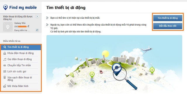 Hướng dẫn sử dụng tính năng Find My Mobile Samsung