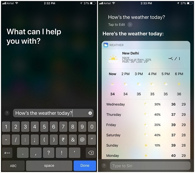 Cách bật chế dộ nhập liệu vào Siri trên iOS 11 Cách bật chế dộ nhập liệu vào Siri trên iOS 11