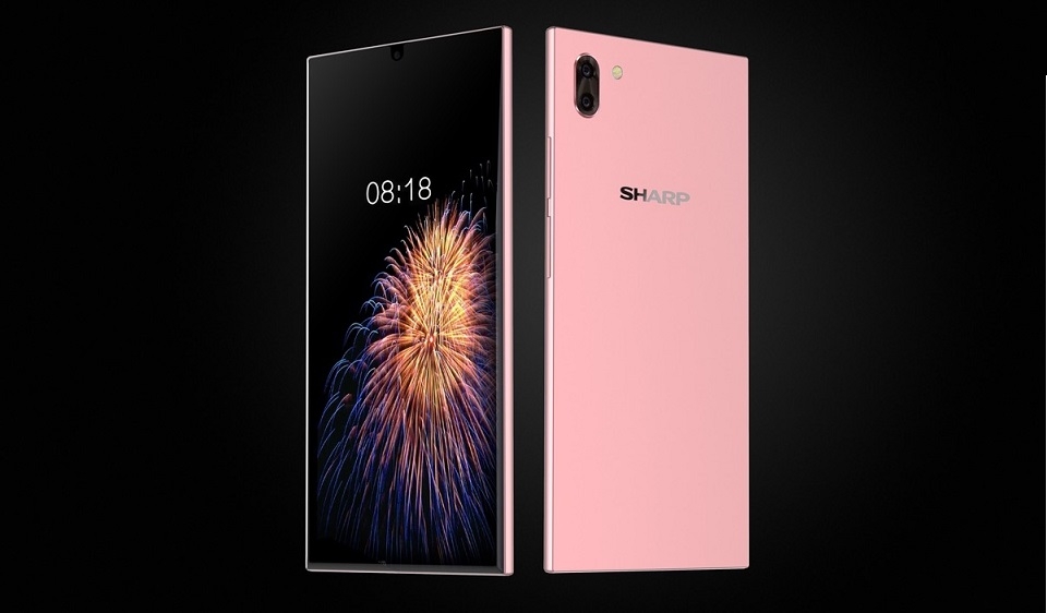 Smartphone không viền của Sharp sẽ được ra mắt