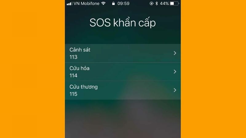 Hướng dẫn sử dụng tính năng gọi khẩn cấp trên iOS 11